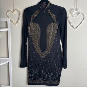 Women’s Sexy Hot Drilling Process Party Club Night Dress